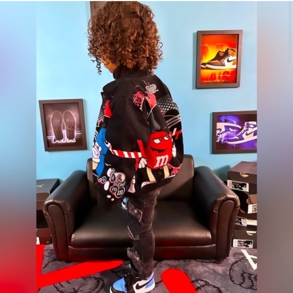 Toddler M&M racer jacket